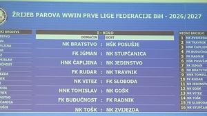 Pogledajte raspored nove sezone WWin Prve lige FBiH
